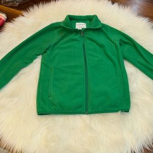 Amazon Essentials size 9/10 green fleece jacket